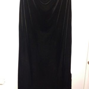 GAP black valour pencil skirt e/ elastic waist.